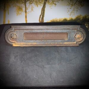 🩸PRICE DROP Vintage Antique Door Mail Slot